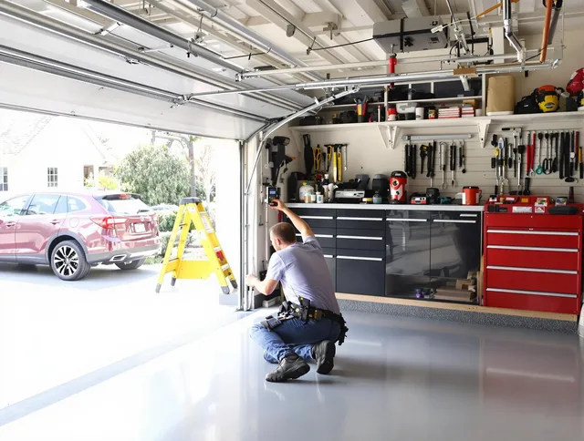 Local garage door repair service by Winchester Garage Door Repair in Winchester